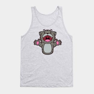 Happy Tiger (Gray) Tank Top